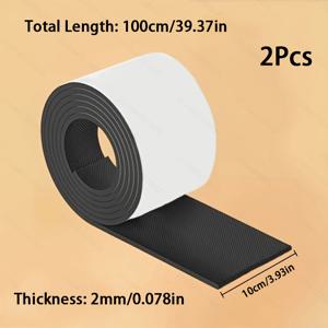 TEMU 2롤 39.37인치 미끄럼 방지 패드, 의자 및 테이블 다리, 소파, 스툴 및 기타 가구에 적합 - 튼튼하고 소음 감소, 스크래치 방지 - 절단이 용이하며, 질감 있는 표면으로 가구 발을 보호하며, 도구로 절단 가능