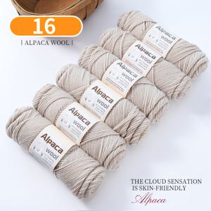 TEMU 6팩 핸드니팅 알파카 울 스케인 - 가을/겨울 최고의 보온성 - 부드럽고 따뜻한 중간 웨스트드 무게 실 (US 7-8/3.5-4mm 바늘) 스카프, 카디건, 코트, 모자, 담요, 러그, 셔츠 등 제작용