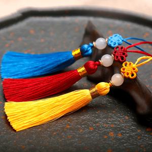 TEMU 10개 혼합포장, 중국식 매듭풍 DIY 커튼용 태슬, Classic Style 13cm 펜던트 - 의류/액세서리 수제품, 재봉틀 사용, 웨딩&홈데코, 고급스러운 Polyester 소재의 우아한 디자인