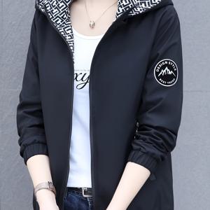 TEMU 여성용 한국식 후드 재킷, 전면 지퍼 & 사용자정의 포켓 - 100% 폴리에스터로 제작된 헤비듀티 겨울코트 (캐주얼/오피스/여행) - 멀티시즌 롱슬리브 아우터(선물추천) 보라색/검정/파랑/빨강/흰색/회색/탄색 - 수세미사용가능, 편안한 핏, 프론트 지퍼클로저, 벨트없음, 후디 디자인