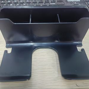 TEMU 2-in-1 벽걸이 헤어드라이어 & 빗 정리대 홀더, 내장형 조명 - 고강도 화이트 플라스틱, 공간 절약형 욕실/미용실 수납 선반, 헤어드라이어 & 빗 전용 투명 슬롯, 모던 블랙/화이트 디자인 (나사 필요 없음/쉬운 설치)