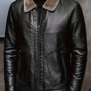 TEMU 남성용 두꺼운 재킷 - 겨울 비즈니스 캐주얼 코트, 지퍼 클로저, 공식 및 일상 아우터웨어, 비신축성 원단, 앞 포켓 - 사무실, 파티, 캐주얼 의상 - 쉬운 청소 합성 재킷, 파티 의상, 세련된 디자인, 내구성 있는 구조, 전문적인 복장, 사무실 전문가, 클래식 스타일, 고품질 마감, 기업복, 남성 재킷, 남성 코트, 재킷