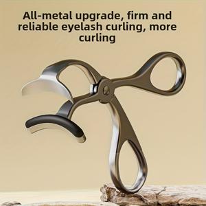 TEMU 1x 프로페셔널 올메탈 속눈썹 컬러 (그레이) - 지속적인 볼륨 & 리프트, 민감한 눈꺼풀을 위한 와이드 앵글 커브 팁, 핀치 없음, 즉각적인 볼륨 강화 (전/후 결과) - 가정용 또는 살롱용