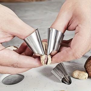 TEMU 2개 스테인리스 스틸 - & 껍질 제거 도구 - 밤, 헤이즐넛, 아몬드, 피스타치오용 너트크래커, 커널 및 제거기 - & 효율적인 가제트, (430 등급) - & 전문가용