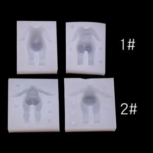 TEMU 2개 세트 만화 Q-스타일 애니메이션 캐릭터 팔 & 다리 실리콘 몰드, 가벼운 클레이 인형용, 공예, 예술 공예, 창의 공예, 재미있는 공예에 적합