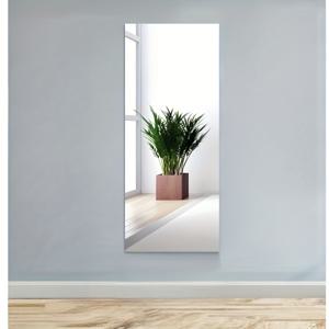 TEMU 1개 초대형 전신 거울 - 자가 접착 방수 유리 필름, 드릴 불필요 설치, 가정용 헬스장 및 휴대용 벽걸이형 둥근 거울