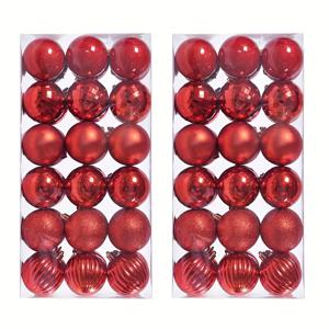TEMU 72개 세트, 2개의 상자에 담긴 깨지지 않는 장식용 볼. 6가지 고급스러운 구형 디자인으로, 할로윈, 크리스마스, 실내 및 실외 행사, 파티, 생일 등 다양한 행사에 적합합니다. 가정 장식용 장식 볼