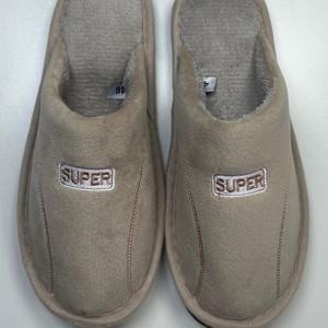 TEMU 남성 슬립온 하우스 슈즈 - 아치 지지, 부드러운 패브릭 갑피 & EVA 쿠션 밑창이 있는 실내/외 슬리퍼 - /브라운 - 사계절용, 가정, 사무실, 여행용 실내/외 신발 - 가볍고 편안함, 실내 슬리퍼|사무실슬리퍼