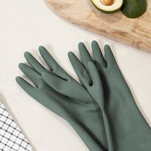 TEMU 가쯔 두꺼운 라텍스 주방용 고무장갑 10개