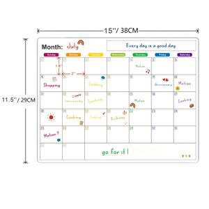 TEMU 냉장고 자석 달력, 자석 달력, 자성 마른 지우기 달력, 화이트 보드 달력 마른 지우기, 냉장고 달력 화이트 보드, 냉장고 계획 보드