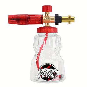 TEMU 1개 구리 스노우 폼 랜스 노즐, 카처 압력 워셔용, 충전되지 않은 차량 세차 폼 메이커 부착물, 배터리 필요 없음, 조절 가능한 압력 워셔 노즐