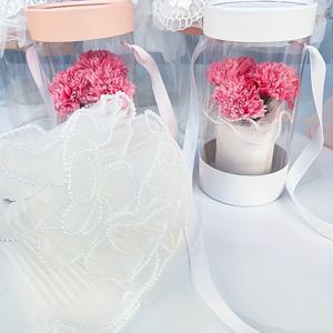 TEMU 4.5야드 한국 꽃 포장지, 진주 주름실, 데이 꽃집 용품, 결혼식 생일 포장지, 꽃다발 용품, 선물 포장지, 꽃 포장 데이 어버이날 스승의 날 간호사의 날 어린이날 크리스마스