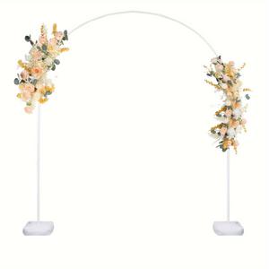 TEMU 베이스가 포함된 다용도 풍선 아치 스탠드 키트 - 결혼식, 생일, 청소년 샤워 및 졸업식에 완벽 - 튼튼한 플라스틱, 전원 필요 없음