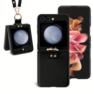 TEMU 갤럭시 Z 플립 5용 폰 케이스, 갤럭시 Z 플립3 플립4용 삼성 폰 케이스, 보호 커버 (Lanya FLIP3 FLIP4 Z FLIP5 폰 케이스 포함)