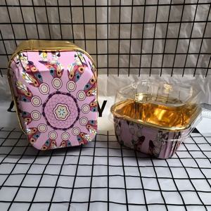 TEMU 선택 가능한 뚜껑이 있는 50개 정사각형 컵케이크 라이너 - 내열성, 광택 마감 머핀 컵, 파티, 결혼식, 생일 및 휴일용