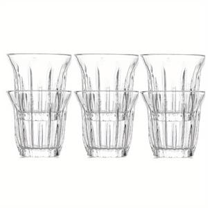 TEMU 3oz 강화 유리 커피 컵, 작은 이탈리안 라떼 아트 컵, 밀크 디저트 컵, 고온 및 저온에 강함, 전자레인지 사용 가능, 세척기 사용 가능. 가정 및 호텔 사용에 적합