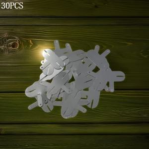 TEMU 18650 배터리용 30개 골드 니켈 도금 강철 T-탭 - 고효율, 저저항 스팟 용접 커넥터