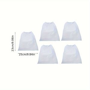 TEMU 네일 진공 청소기 백 5개 (5개) - 네일 먼지 수집기 기계용 교체용 흡입 컬렉터 파우치, 네일 아트 장비와 호환, 무취 부직포 먼지 수집기 백, 살롱 및 페디큐어 케어용