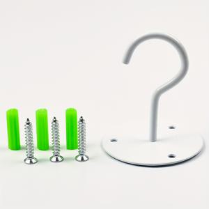 TEMU 식물 걸이용 천장 후크 - 금속 식물 스탠드 철제 벽걸이 랜턴 후크, 새 먹이통, 랜턴, 바람종, 화분, 야외 장식용 후크 4가지 색상 제공 2.56인치/65mm, 할로윈, 크리스마스