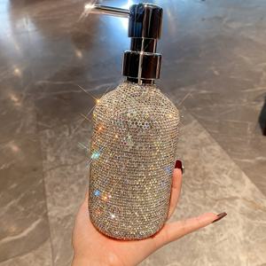 TEMU 크리에이티브 장식 병 - 컨디셔너, 샴푸, 샤워 젤용 고급 플라스틱 빈 병 세트, 프레스 타입 디자인, 럭셔리 스타일