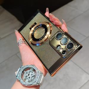 TEMU 삼성 갤럭시 S25 S24 S23 S22 울트라/S25 S24 S23 S22 플러스/S25 S24 S23 S22/S24 FE/노트20 울트라/노트20 호환 전기 도금 방열 케이스, 브라켓 및 렌즈 필름 포함, 남녀 공용 휴대폰 케이스|S22케이스