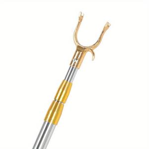 TEMU 1개 조절 가능한 스테인레스 스틸 망원식 빨래 건조대, U자형 포크 헤드가 있는 독립형 확장식 세탁대, 내구성 있는 금속 의류 걸이, 안전한 드라이 클리닝, 건조대|빨래건조대