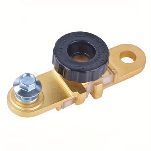 TEMU 1pc 구리 자동차 보트 배터리 보호 액세서리, 배터리 디스커넥트 스위치, 고정형 종결형 유형의 순수 구리 배터리 터미널 포스트