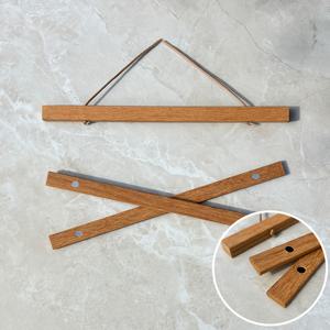 TEMU 1개 자석 포스터 걸이 프레임 나무 액자, 30x40 40x60 50x70cm 사진용, 자석 라이트 우드 프레임 포토 캔버스 아트워크 벽걸이