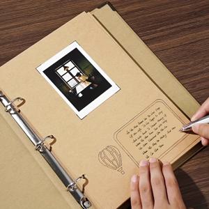 TEMU DIY 수제 여행 사진 앨범, 30페이지, 스크랩북 사진 앨범, 공예 애호가에게 적합
