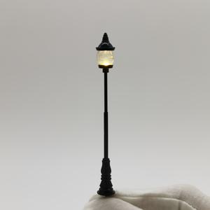 TEMU 10개 T15-01 싱글헤드 12V 모델 정원등 미니어처 리얼리스틱 정원등 건축 모형 샌드테이블 모형 조경등 미니어처 블랙 정원등 철봉 모형