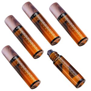 TEMU 0.34oz 유리병 5개 세트, 눈금 표시 포함, 향수 및 에센셜 오일용, 휴대 간편, 액체 분배 병,에센셜 오일 용기,롤론 병,컴팩트 디자인,고품질 유리,누수 방지 병,재충전 가능한 병,다목적 병,자주 여행하는 사람들