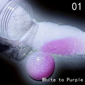 TEMU UV 컬러 체인징 글리터, 플라스틱 라이트 헤어, DIY 아트, 패션, 스팽글, 클레이 워터, 레진 공예 및 장신구 장식을 위한 컬러 체인징 글리터 파우더