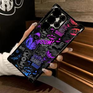 TEMU 쿨 보이 패턴 갤럭시 S25 S24 S23 S22 S21 FE 울트라 플러스 4G 5G용 모바일 폰 케이스, 방탄 투명 소프트 백 커버