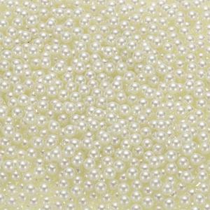 TEMU 5000개 3mm 둥근 인조 진주, 구멍이 없는 DIY 공예 비즈, 테이블 스파터, 결혼식, 생일 파티, 홈 데코, 우아한 장식, 추수감사절, 크리스마스, 어머니의 날, 실내 및 실외 장식에 이상적, 화분 채우기용