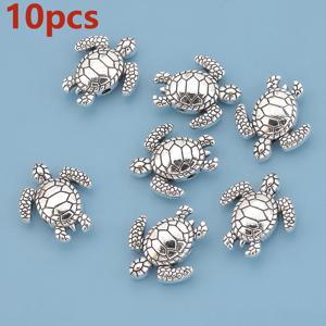 TEMU 20개/10개 양면 거북이 패턴 작은 구멍 스페이서 비즈 18mm 동물 모양 루스 스페이서 비즈 입체 거북이 구멍 루스 비즈 장식 비즈 직선 구멍 스트링 비즈 패턴 구멍 루스 비즈 주얼리 DIY 팔찌, 목걸이, 키체인, 비즈 어소트먼트, 의류 액세서리, 공예 비즈, 주얼리 만들기 키트용