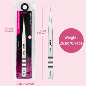 TEMU 울트라 파인 고정밀 속눈썹 및 눈썹 집게 메이크업 도구, 전문 미용 도구