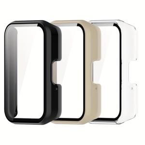 TEMU 삼성 갤럭시 피트3용으로 설계된 세 개의 보호 케이스, 가벼고 내구성이 뛰어난 PC 소재로 스크래치 방지 기능을 제공하며 남성과 여성 모두에게 적합합니다.