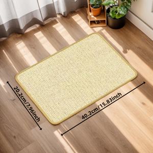 TEMU 1개 튼튼한 시살 고양이 스크래쳐 보드 - 깔끔하고 소파 안전 디자인, 운동과 휴식에 완벽한 선물, 집안 소파 보호용 추가 필수품, 고양이를 위한 이상적인 선물