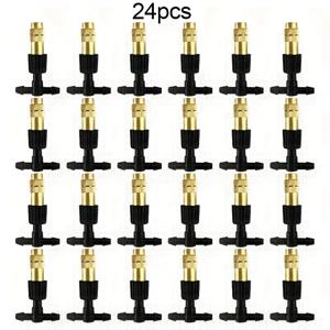TEMU 자동 물뿌리기 키트 - 4/7mm, 황동 분무 노즐 장착, 잔디밭 및 화분 식물 및 온실용