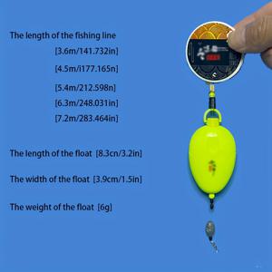 TEMU 자동 바닥 찾기 기능이 있는 1개 낚시 플로트 세트, 조절 불필요, 손잡이 낚싯대, 도로 바닥 낚시, 밝고 민감함, 막대 및 해양 낚시에 적합, 배터리 없음