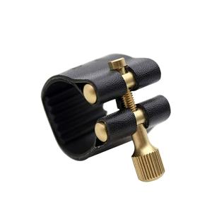 TEMU 조절 가능한 인조 가죽 색소폰 리가처 스트랩 - 금속 클램프 홀더, 알토 색소폰용 안정적 착용감, 편안한 연주, 블랙, 고품질 액세서리