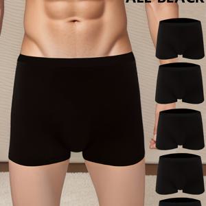 TEMU 남성용 통기성 좋은 박서 브리프 5팩. 블랙 컬러, 스포티한 스타일, 빠른 건조와 부드러움, 미드라이즈 편안한 디자인, 폴리에스터와 스판덱스 혼방 소재, 일상 캐주얼 착용에 적합, 데일리 언더웨어,액티브웨어 필수품,미드라이즈 핏, 디자인,빠른 건조 소재,멀티팩 속옷,남성 속옷,체육관 애호가들,여행 필수품