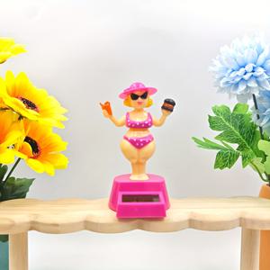 TEMU 비전기 자동차 장식 - 트로피컬 비치 파티 수영복 댄싱 피규어, 대시보드 또는 센터 콘솔 데코, 여름 선물, 여성과 남성을 위한 유쾌한 차량 액세서리, 해변 파티 장식, 재미있는 디자인