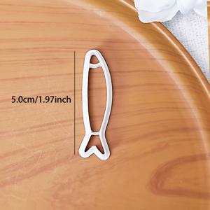 TEMU 1개 해양 생물 테마 긴 얇은 물고기 모양 폴리머 클레이 커터 - 귀여운 물고기 모양 주얼리 만들기 키트, 머드 모델링 나이프 및 DIY 폴리머 클레이 공예 도구, 해양 생물과 긴 얇은 물고기 테마의 폴리머 클레이 이어링 및 액세서리 제작용