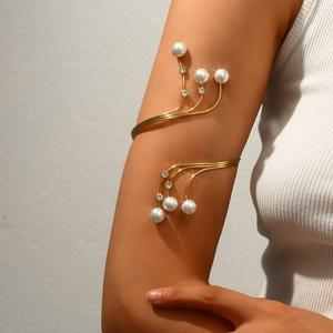 TEMU 여성용 금속 팔찌, 매일 착용하거나 선물로 적합, 스타일리시한 팔찌|우아한 액세서리|보석 장식