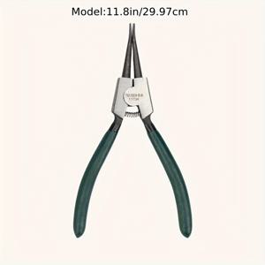 TEMU 7인치 헤비듀티 메탈 스프링 클램프 플라이어 - 홈 개선 및 자동차 수리용, 인체공학적 미끄럼 방지 그립, 배터리 불필요, 내구성 강한 금속 구조, DIY 프로젝트 & 전문가용, 자동차 도구 세트, 슬림한 메탈릭 마감, 견고한 설계, 컴팩트 디자인, 고품질 금속, DIY 애호가를 위한