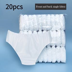 TEMU 20개입 (20개) 여성용 일회용 속옷 - 여행용 팬티, 무취 휴대용 생리대 및 비생리대 팬티라이너, 스파, 살롱, 사우나, 체육관, 캠핑용 안전한 착용감 - 위생적인 주문형 사용, 대용량 팩