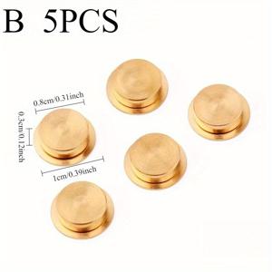 TEMU 5pcs 미니 금속 회전 베어링 - 360° DIY 턴테이블 액세서리, 공예, 모델 및 작은 프로젝트용, 부드러운 회전을 위한 내구성 있는 금속 구조, 공예 액세서리, 세련된 금속 마감, 부드러운 회전 메커니즘