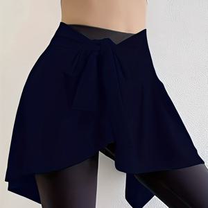 TEMU 여성용 스포츠 패션 레이스업 미니 테니스 스커트, 엉덩이 커버링 요가 러닝 방수, 하이웨이스트 테니스 스커트, 주름 테니스 스커트, 배드민턴 스커트, 액티브웨어 스커트, 피트니스 의류, 스포티한 디자인, 하이웨이스트 스커트, 신축성 있는 소재, 가벼운 스커트, 방수 스커트, 체육관 애호가, 테니스 선수|테니스가방