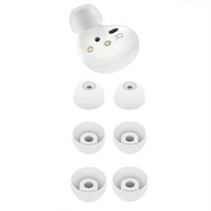 TEMU 3 쌍의 갤럭시 버드 2 프로 이어버드, S/M/L 교체용 부드러운 실리콘 러버 이어버드, 안전한 핏 및 향상된 사운드, 갤럭시 버드 2 프로와 호환 가능합니다.